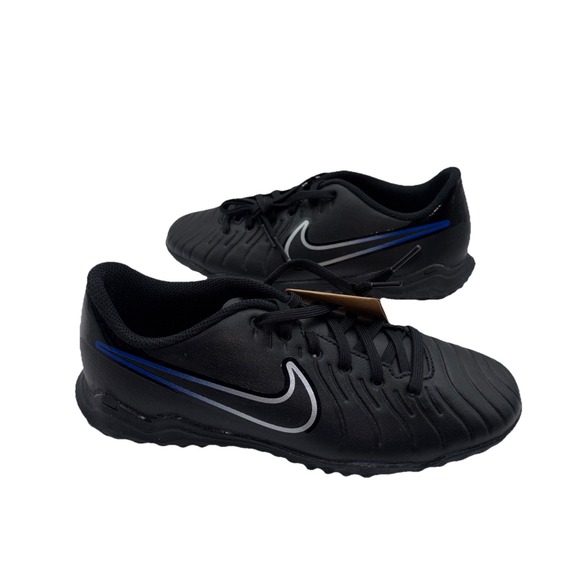 Nike Tiempo Legend 10 Club Tf "Turf" Black-Chrome-Hyper Royal Sz 5.5 DV4345-040] - Picture 2 of 9